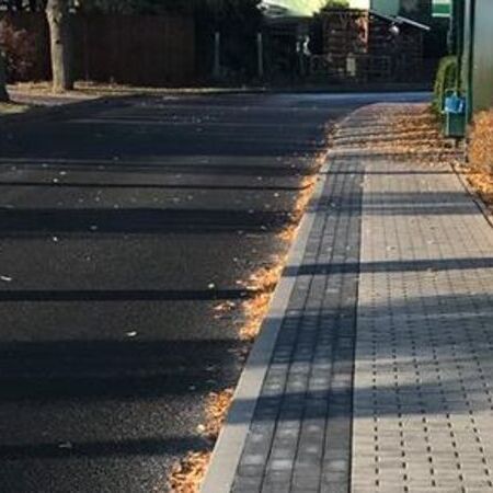 Gehweg Damsdorfer Straße - Fertigstellung