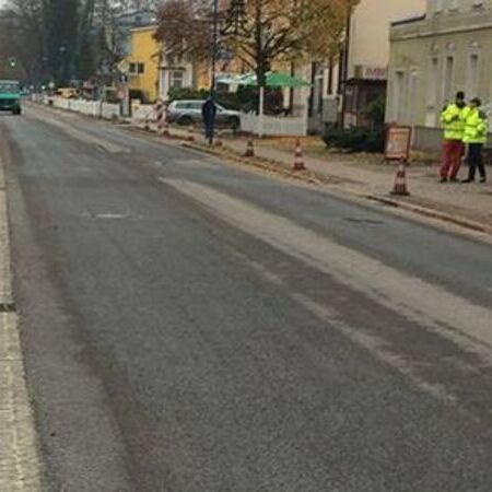 Hauptstraße, Bestensee - Fertigstellung
