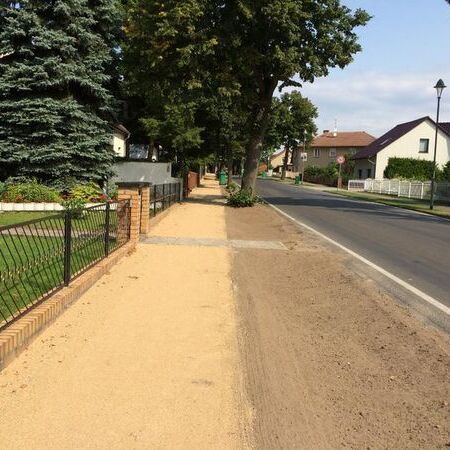 Radweg Motzen - Töpchin - Fertigstellung