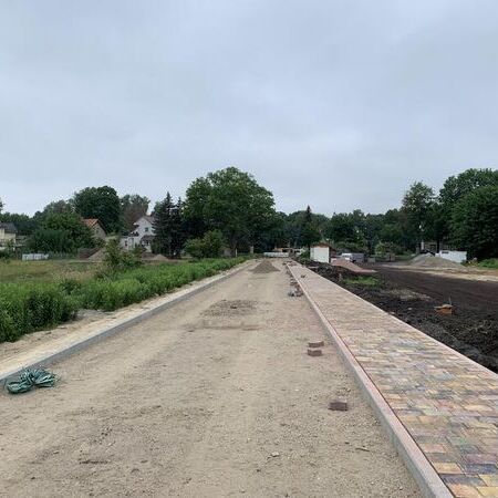 B-Plan Machnower Chaussee - Bauphase