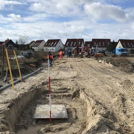 B-Plan Skabyer Torfgraben - Bauphase