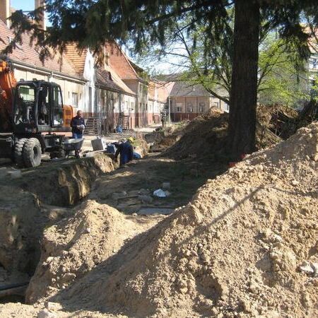 Funkerberg, Königs Wusterhausen - Bauphase