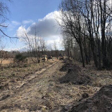 Fernwärmeerschließung Technologiepark Funkerberg - Bauphase