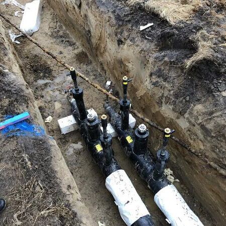 Fernwärmeerschließung Technologiepark Funkerberg - Bauphase