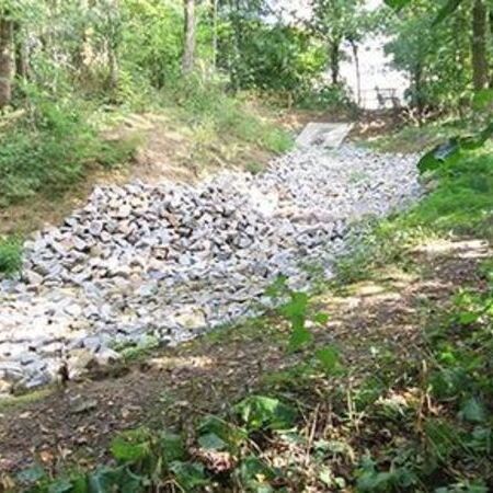 Auslaufbauwerk Höllengrund, Zeuthen - Bauphase